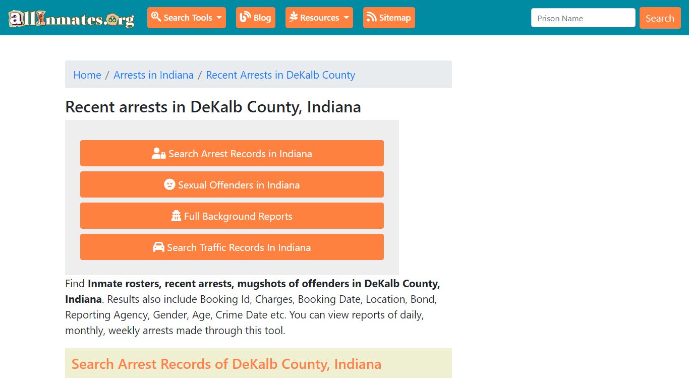 Recent arrests in DeKalb County, Indiana | Mugshots, Rosters, Inmates ...