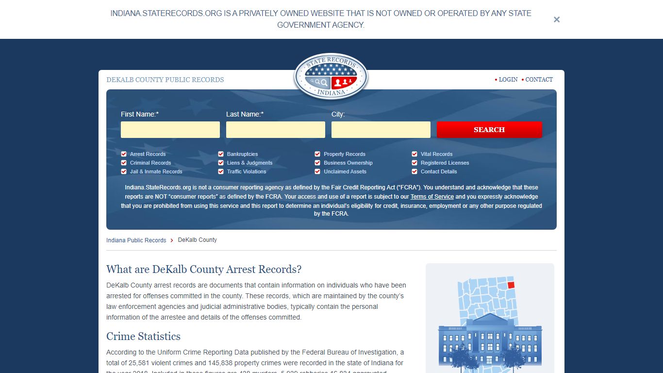 DeKalb County Arrest, Court, and Public Records | StateRecords.org
